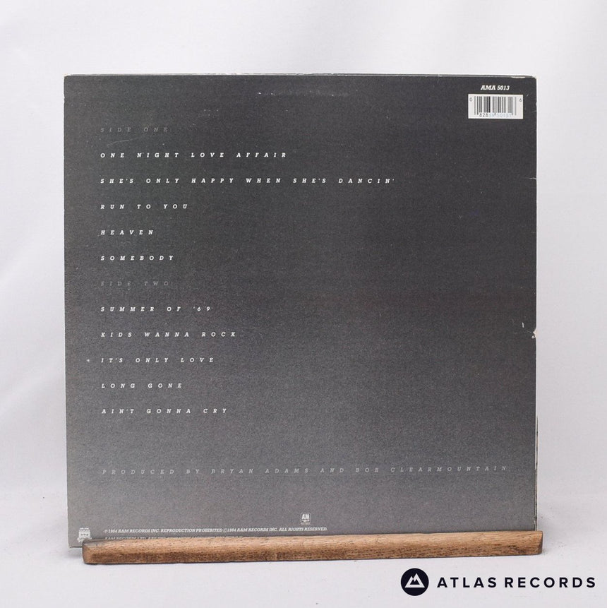 Bryan Adams - Reckless - Bilbo Reissue LP Vinyl Record - VG+/VG+