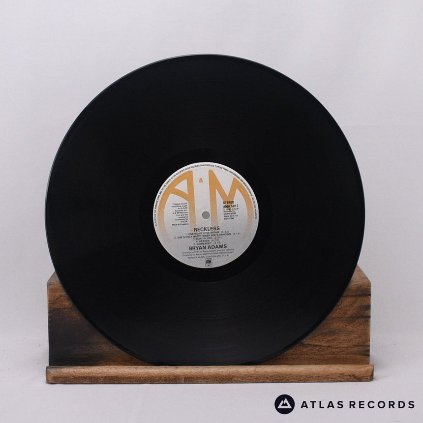 Bryan Adams - Reckless - Reissue LP Vinyl Record - EX/EX