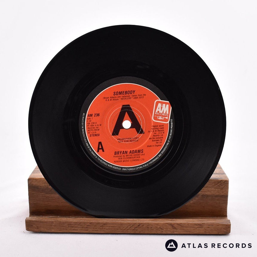 Bryan Adams - Somebody - 7" Vinyl Record - VG+/EX