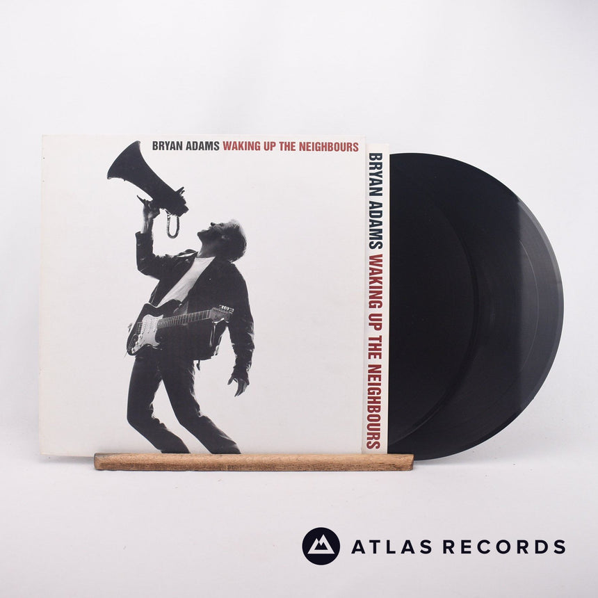 Bryan Adams Waking Up The Neighbours 2 x LP Vinyl Record - Front Cover & Record