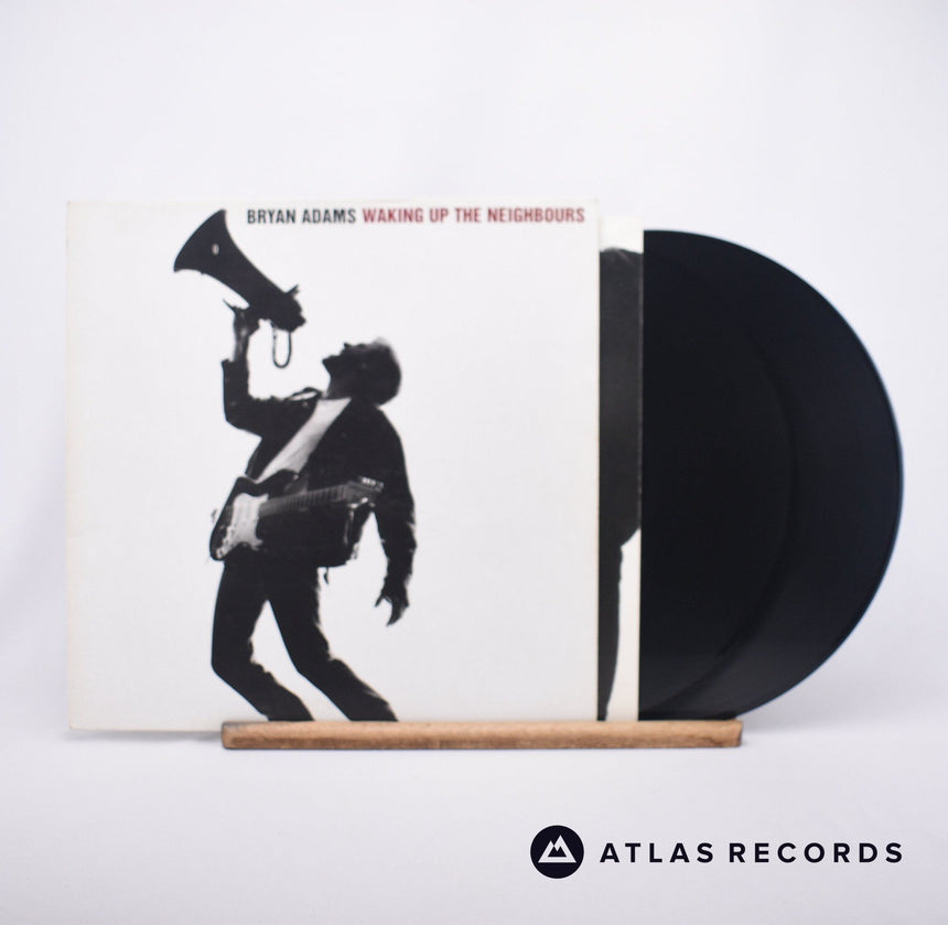 Bryan Adams Waking Up The Neighbours 2 x LP Vinyl Record - Front Cover & Record