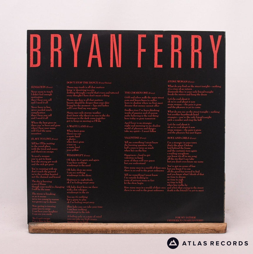 Bryan Ferry - Boys And Girls - Townhouse LP Vinyl Record - VG+/VG+