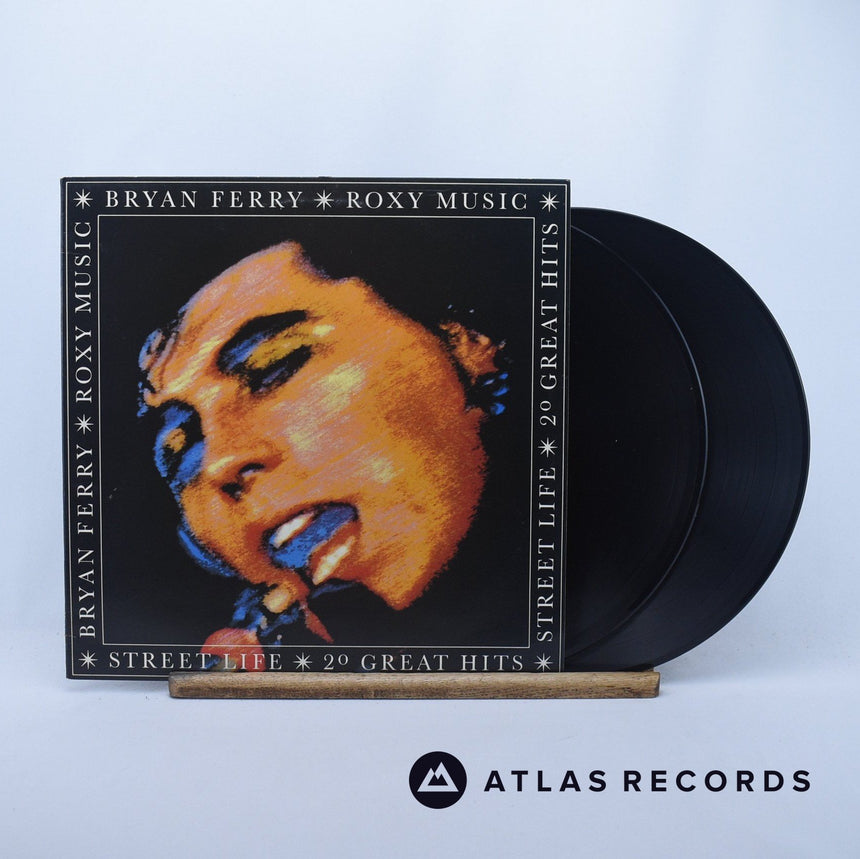 Bryan Ferry Street Life - 20 Great Hits 2 x LP Vinyl Record - Front Cover & Record