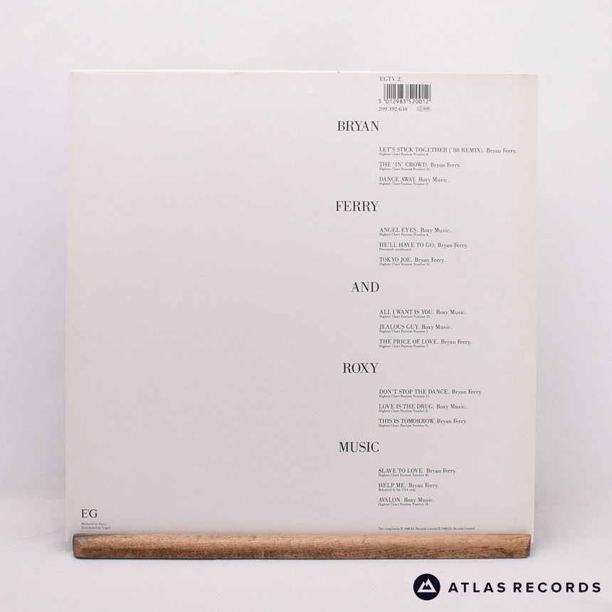 Bryan Ferry - The Ultimate Collection - Envelope Sleeve LP Vinyl Record - EX/VG+