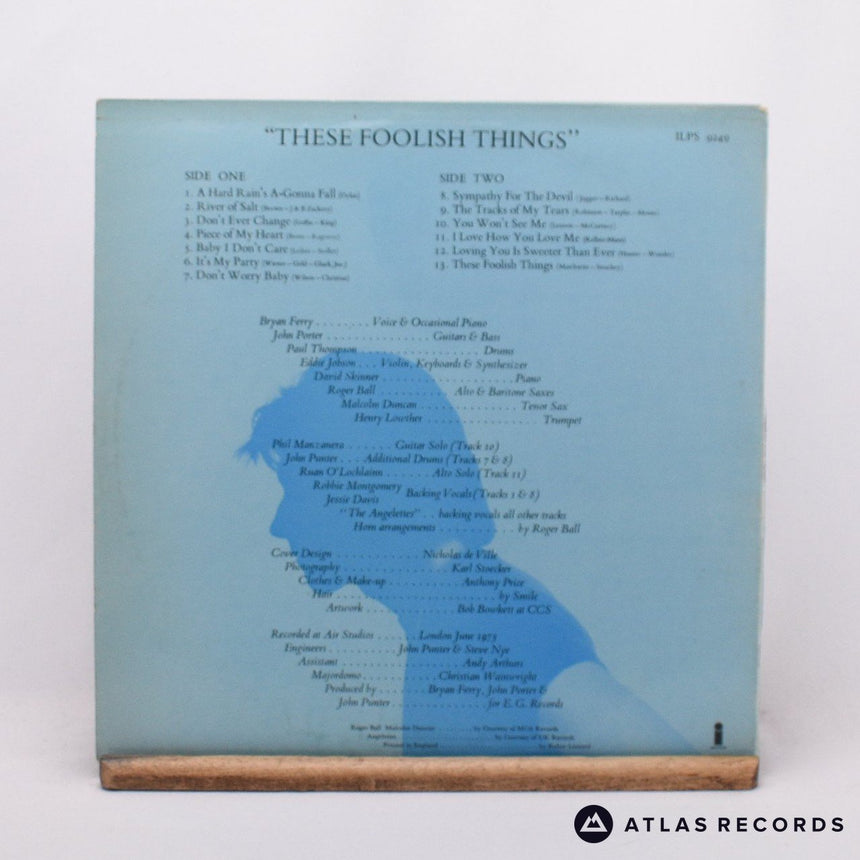 Bryan Ferry - These Foolish Things - LP Vinyl Record - VG+/EX