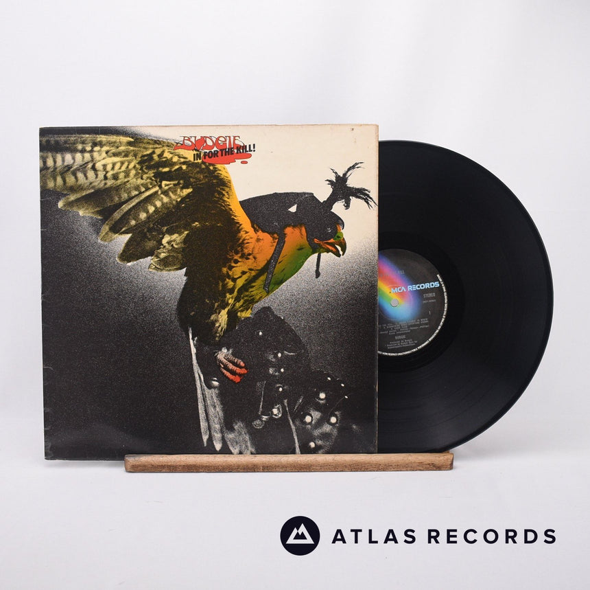 Budgie In For The Kill! LP Vinyl Record - Front Cover & Record