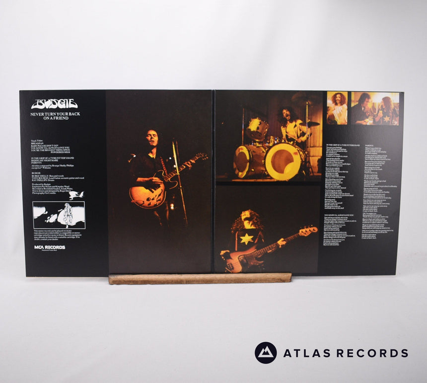 Budgie - Never Turn Your Back On A Friend - 180G Reissue LP Vinyl Record - EX/EX