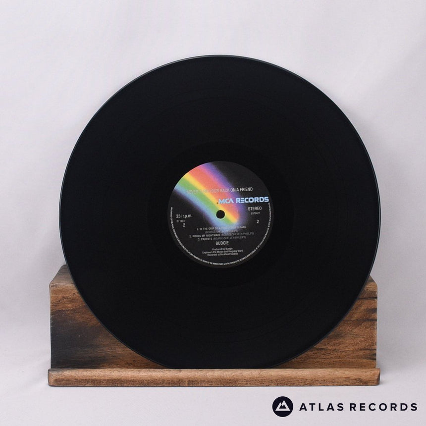 Budgie - Never Turn Your Back On A Friend - 180G Reissue LP Vinyl Record - EX/EX