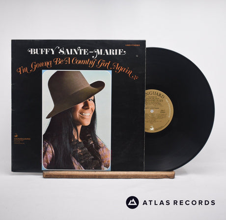 Buffy Sainte-Marie I'm Gonna Be A Country Girl Again LP Vinyl Record - Front Cover & Record