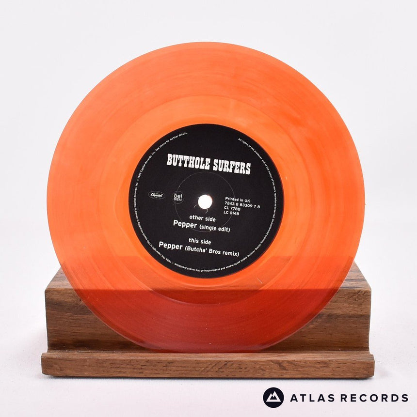 Butthole Surfers - Pepper - Red Limited Edition 7" Vinyl Record - NM/NM