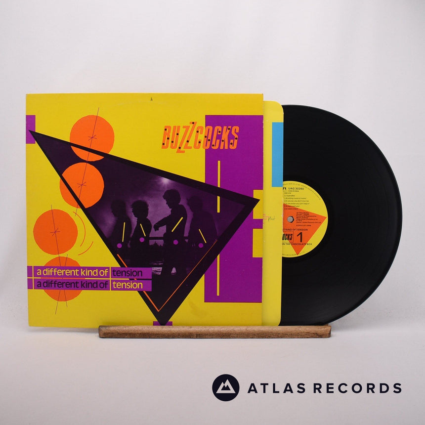 Buzzcocks A Different Kind Of Tension LP Vinyl Record - Front Cover & Record