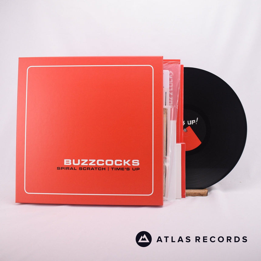 Buzzcocks (MK.1) Box - Spiral Scratch | Time's Up 7" + LP Box Set 2 x CD Vinyl Record - Front Cover & Record