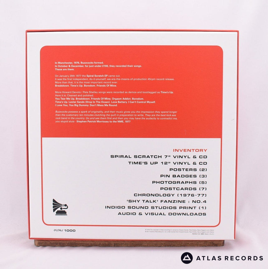Buzzcocks - (MK.1) Box - Spiral Scratch | Time's - 7" + LP Box Set 2 x CD Vinyl