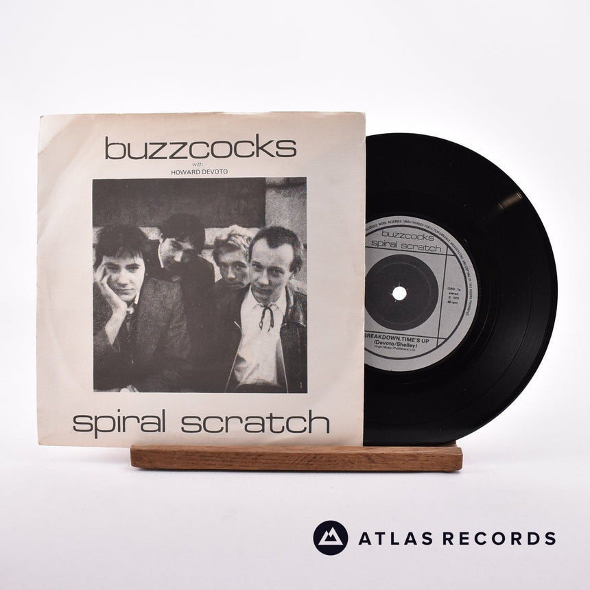 Buzzcocks Spiral Scratch 7" Vinyl Record - Front Cover & Record