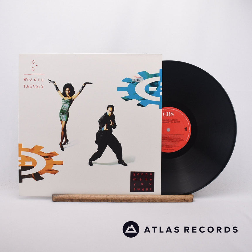 C + C Music Factory Gonna Make You Sweat LP Vinyl Record - Front Cover & Record