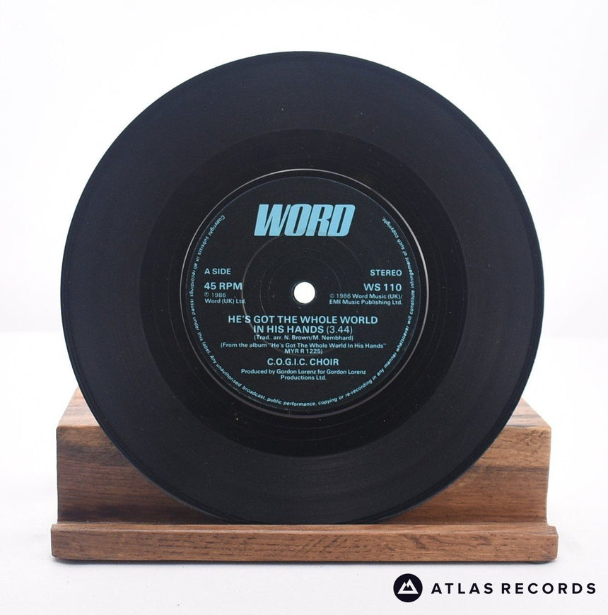 C.O.G.I.C. Choir - He's Got The Whole World In His Hands - 7" Vinyl Record - VG+/EX