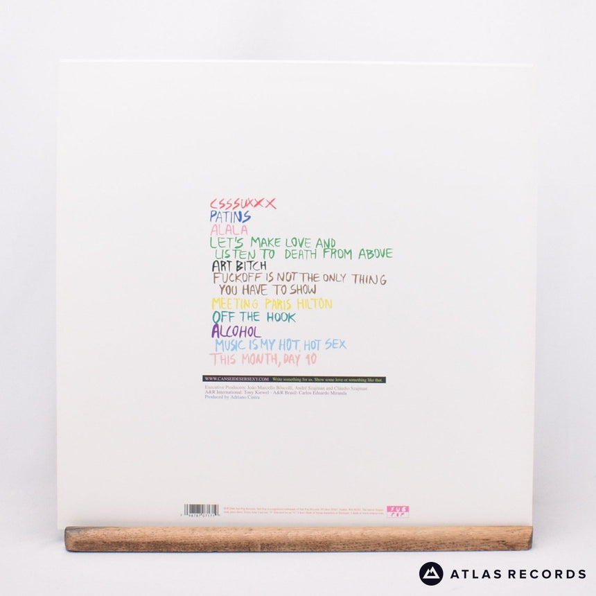 CSS - Cansei De Ser Sexy - Lyric Sheet 1-A 1-B LP Vinyl Record - EX/VG+