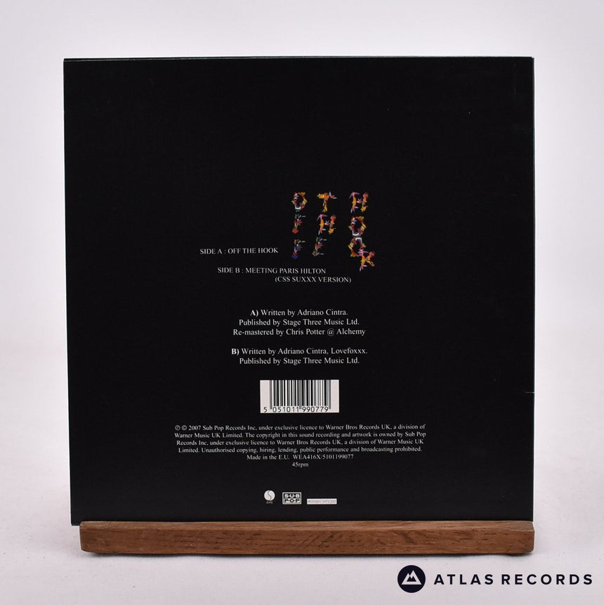 CSS - Off The Hook - 7" Vinyl Record - NM/NM