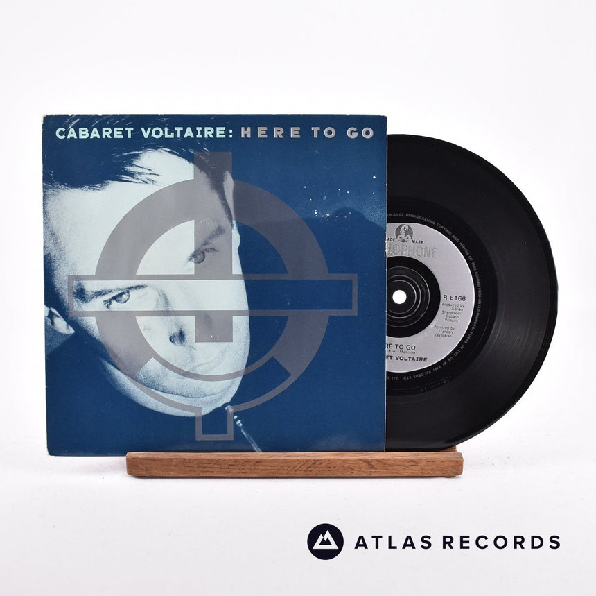 Cabaret Voltaire Here To Go 7" Vinyl Record - Front Cover & Record