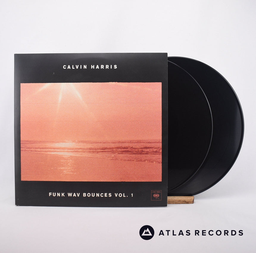Calvin Harris Funk Wav Bounces Vol. 1 2 x LP Vinyl Record - Front Cover & Record