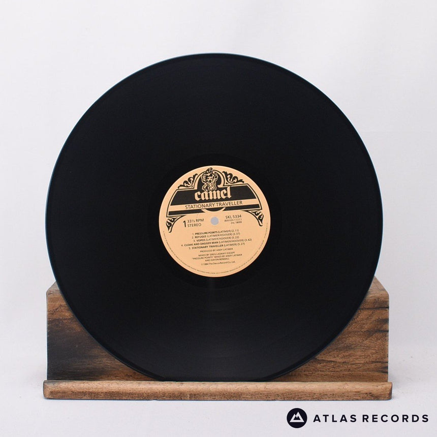 Camel - Stationary Traveller - Lyric Sheet A//5 B//1 LP Vinyl Record - VG+/EX