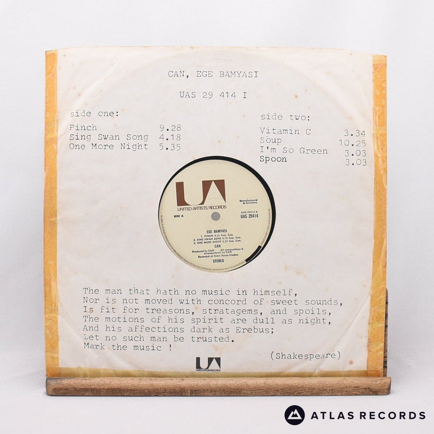 Can - Ege Bamyasi - Sonopress A2/C3A B1/C3A LP Vinyl Record - VG/VG+
