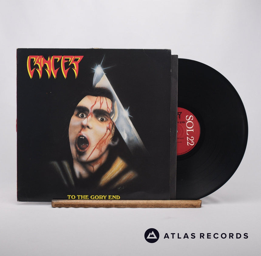 Cancer To The Gory End LP Vinyl Record - Front Cover & Record