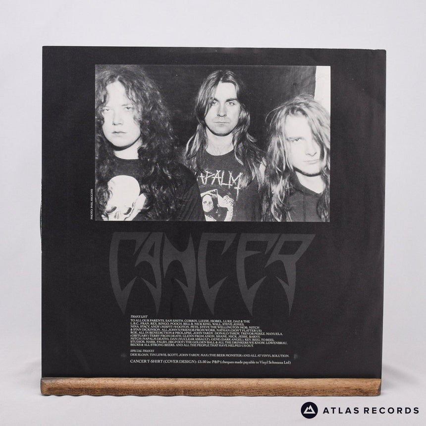 Cancer - To The Gory End - A1 B1 LP Vinyl Record - VG+/VG+