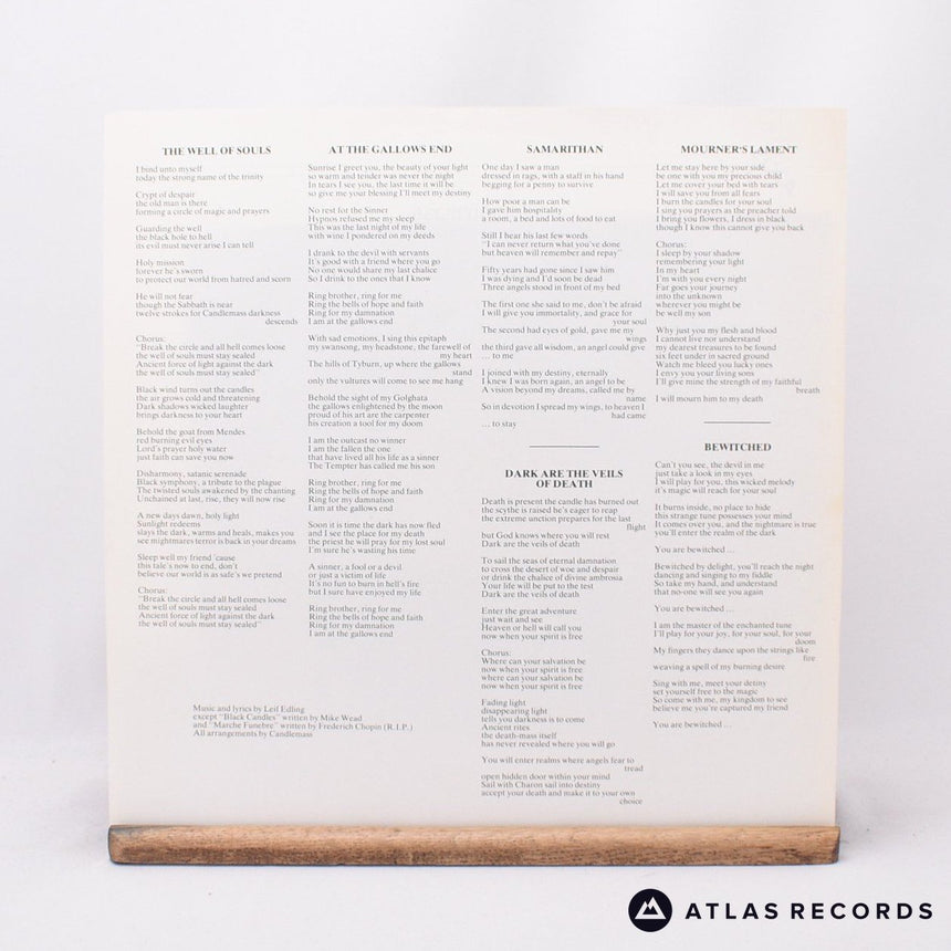 Candlemass - Nightfall - Mpo A1 B1 LP Vinyl Record - EX/EX