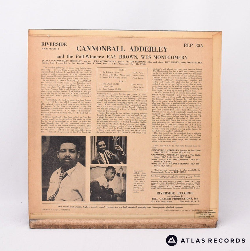 Cannonball Adderley - Cannonball Adderley And The Poll-Winners Featur - LP Vinyl