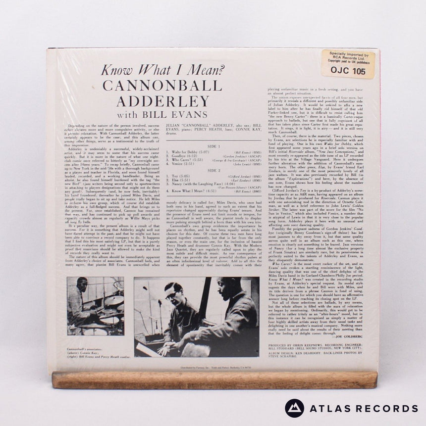 Cannonball Adderley - Know What I Mean? - A-1 B-1 LP Vinyl Record - EX/EX