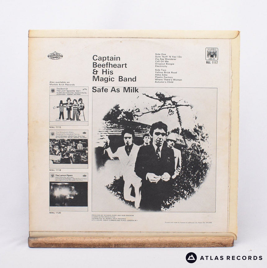 Captain Beefheart - Safe As Milk - A-1 B-1 LP Vinyl Record - VG+/EX