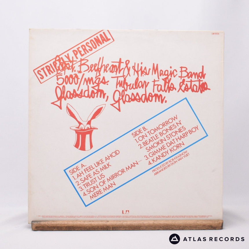 Captain Beefheart - Strictly Personal - Bilbo Reissue LP Vinyl Record - VG+/VG+