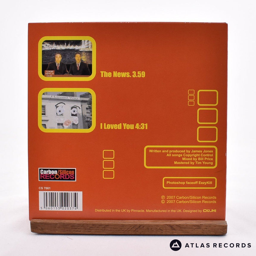 Carbon/Silicon - Good Morning Here's The... News - 7" Vinyl Record - NM/NM