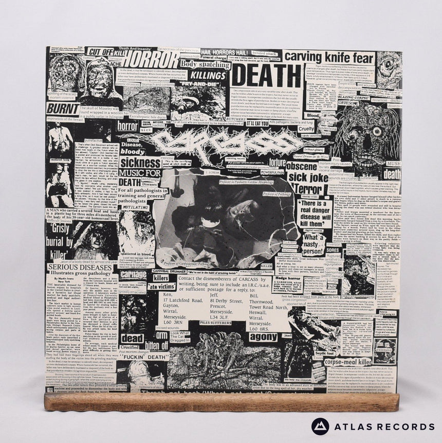 Carcass - Reek Of Putrefaction - A1 B1 LP Vinyl Record - VG+/VG+