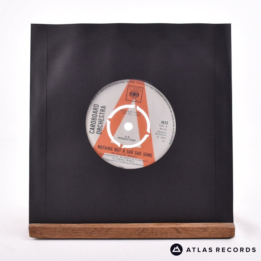 Cardboard Orchestra Nothing But A Sad Sad Song 7" Vinyl Record - In Sleeve