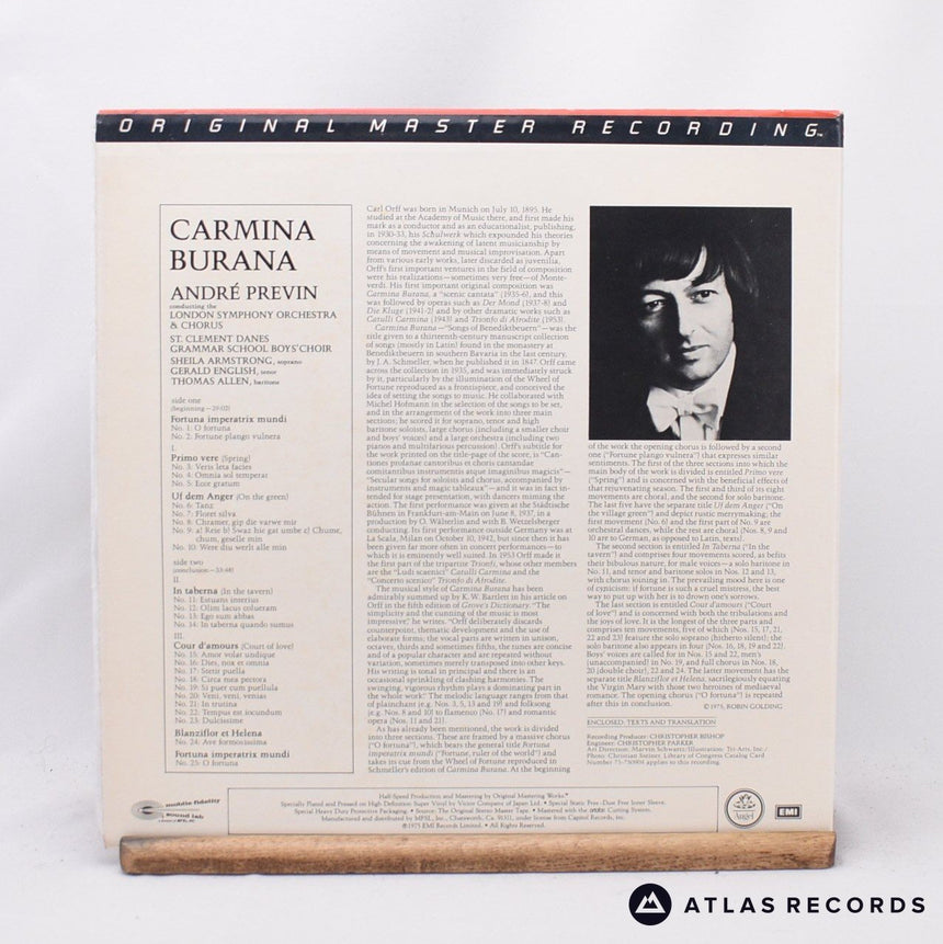 Carl Orff - Carmina Burana - LP Vinyl Record