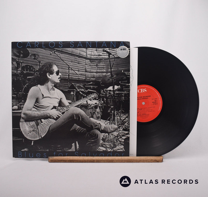 Carlos Santana Blues For Salvador LP Vinyl Record - Front Cover & Record