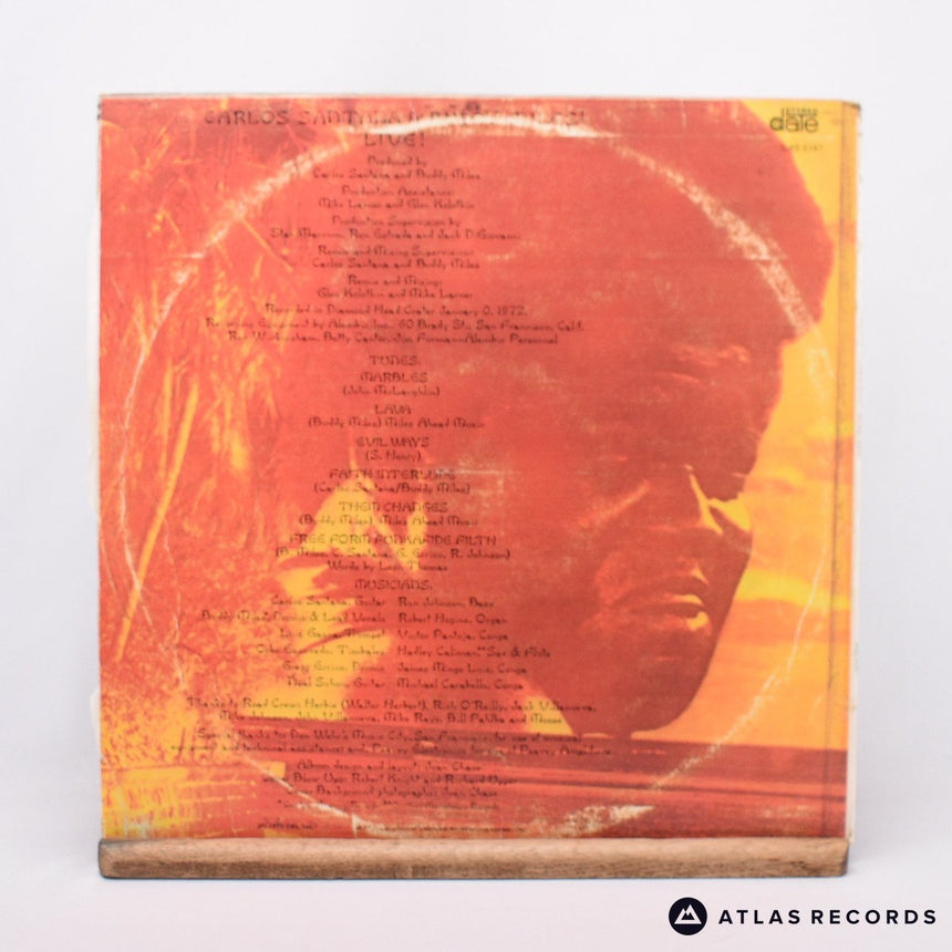 Carlos Santana - Carlos Santana & Buddy Miles! Live! - LP Vinyl Record - VG+/VG+