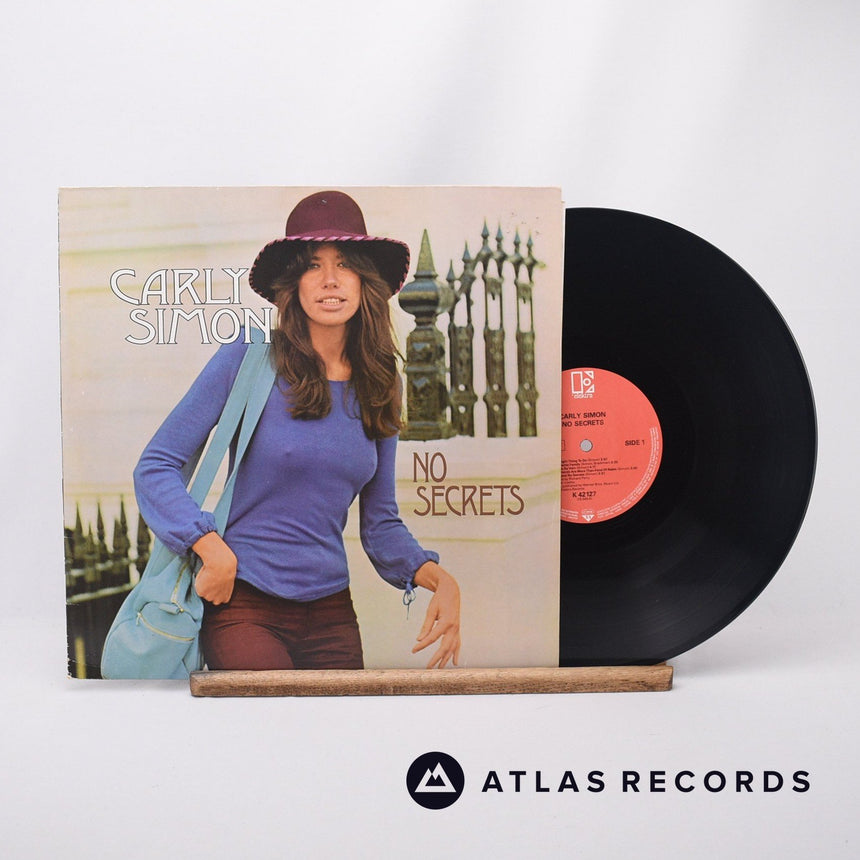 Carly Simon No Secrets LP Vinyl Record - Front Cover & Record
