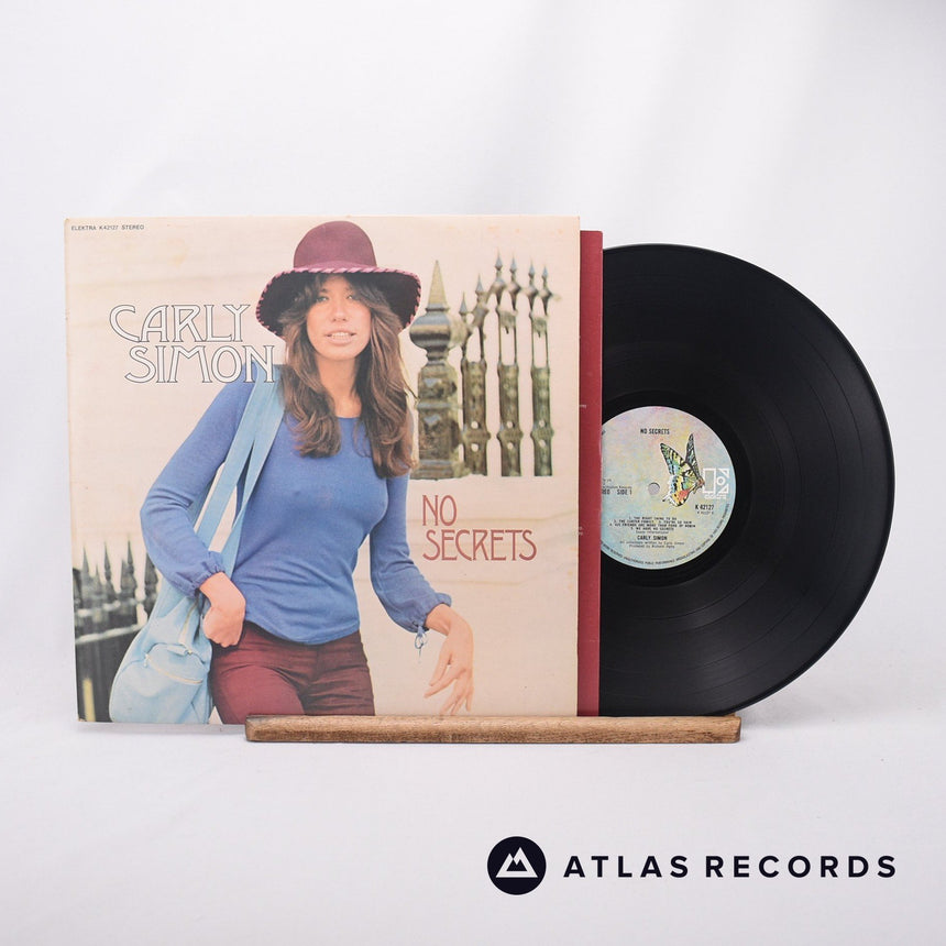 Carly Simon No Secrets LP Vinyl Record - Front Cover & Record