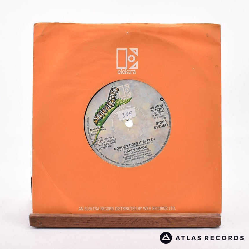 Carly Simon Nobody Does It Better 7" Vinyl Record - In Sleeve