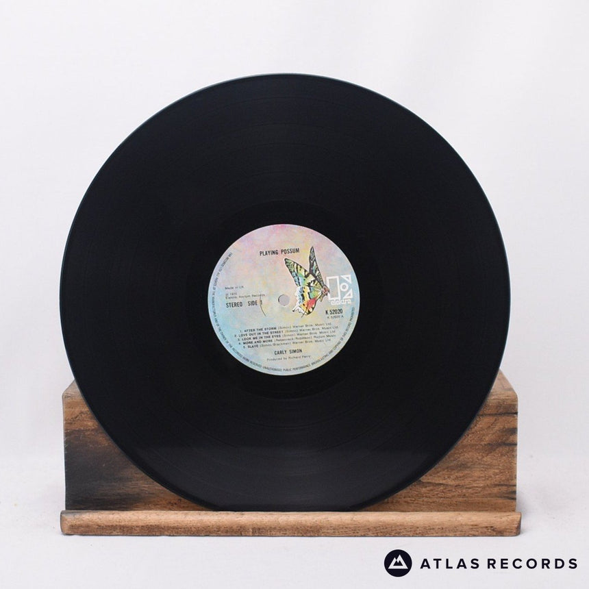 Carly Simon - Playing Possum - A-1 B-1 LP Vinyl Record - VG+/EX