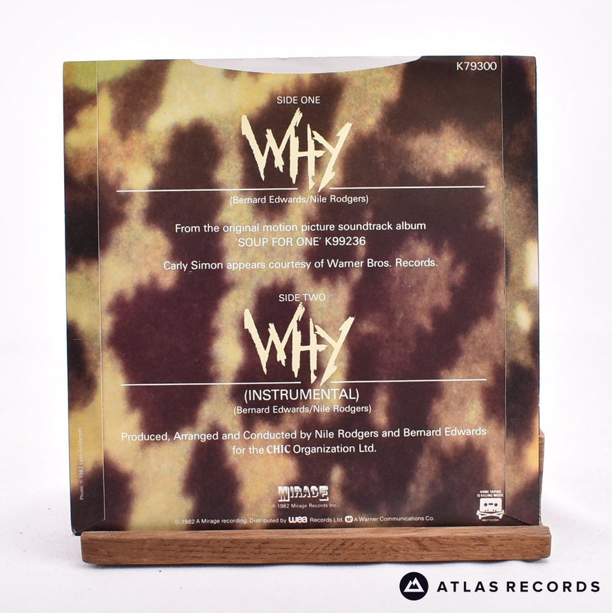 Carly Simon - Why - 7" Vinyl Record - EX/NM