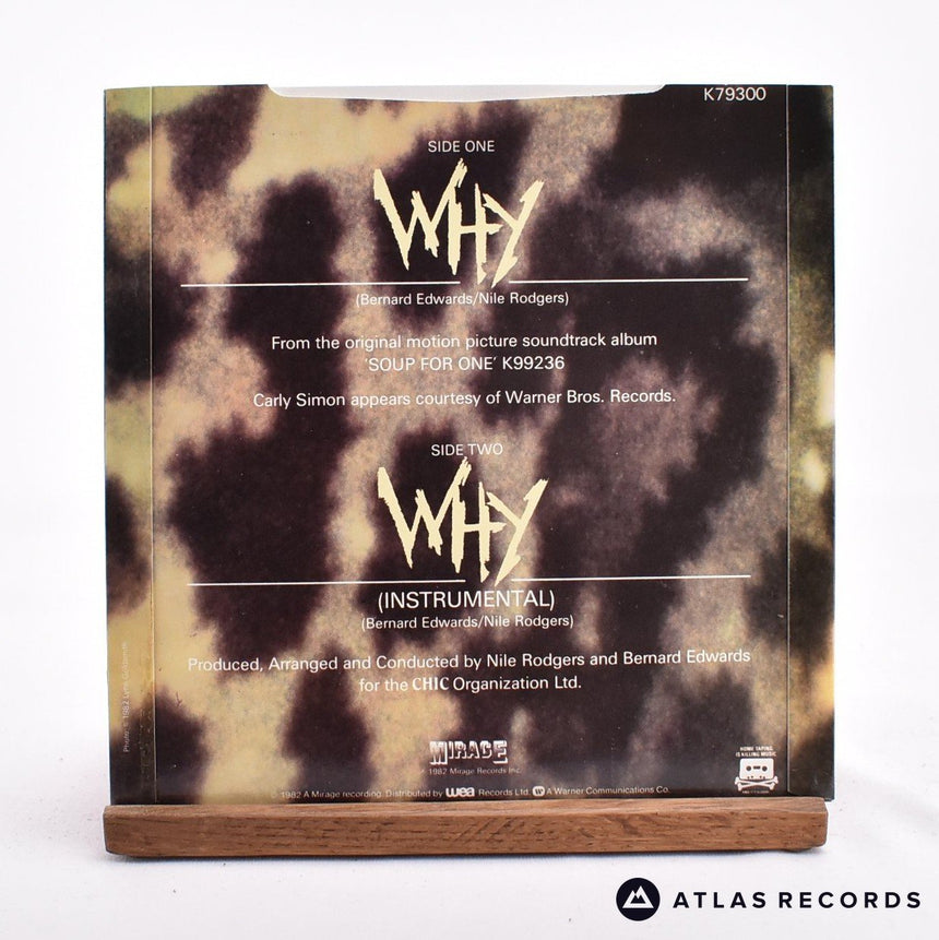 Carly Simon - Why - 7" Vinyl Record - EX/NM