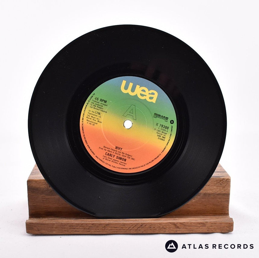 Carly Simon - Why - 7" Vinyl Record - EX/NM