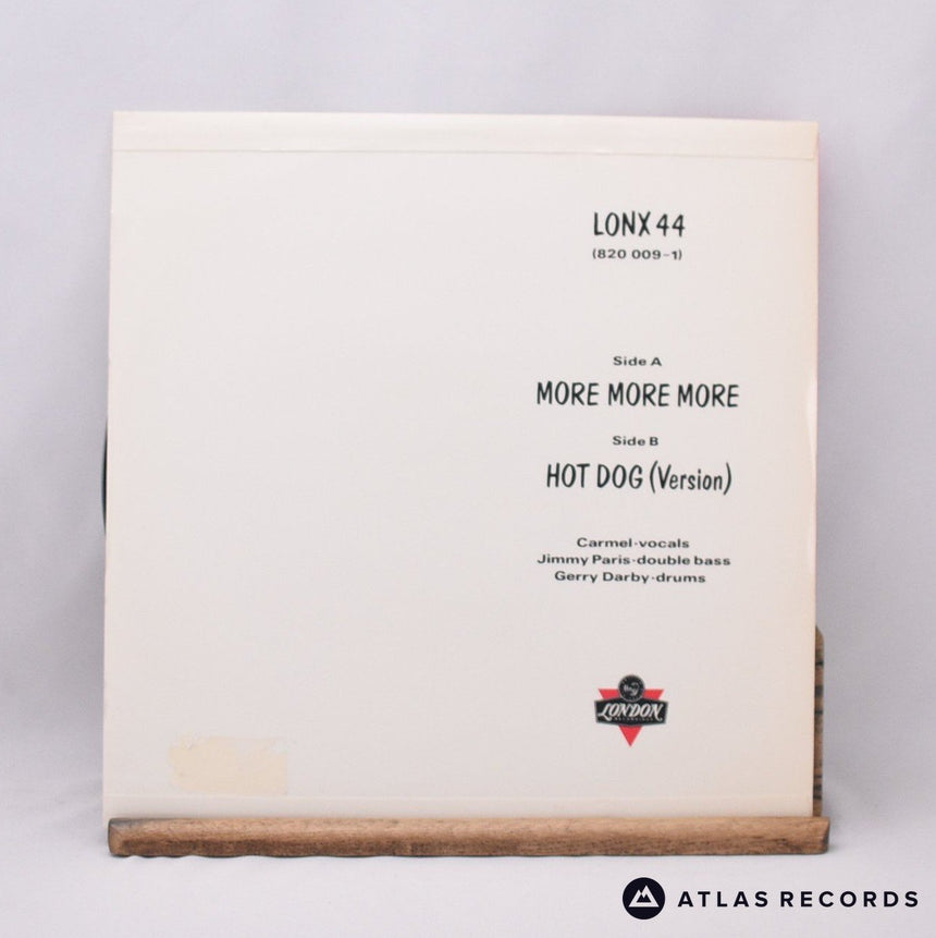 Carmel - More, More, More - 12" Vinyl Record - VG+/EX