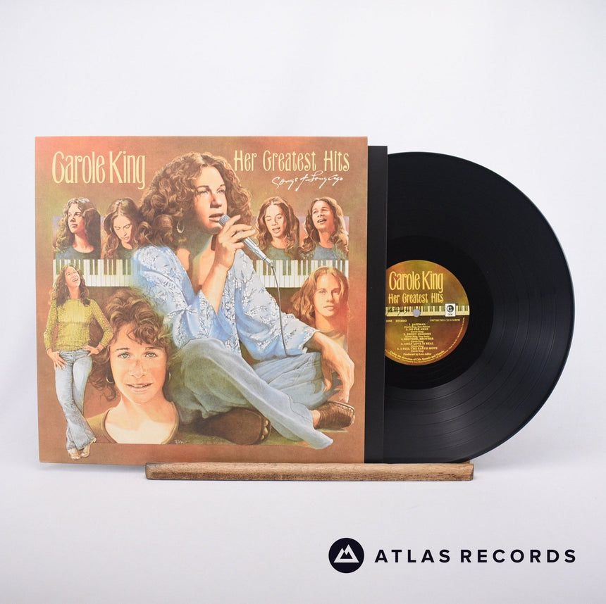 Carole King Her Greatest Hits LP Vinyl Record - Front Cover & Record