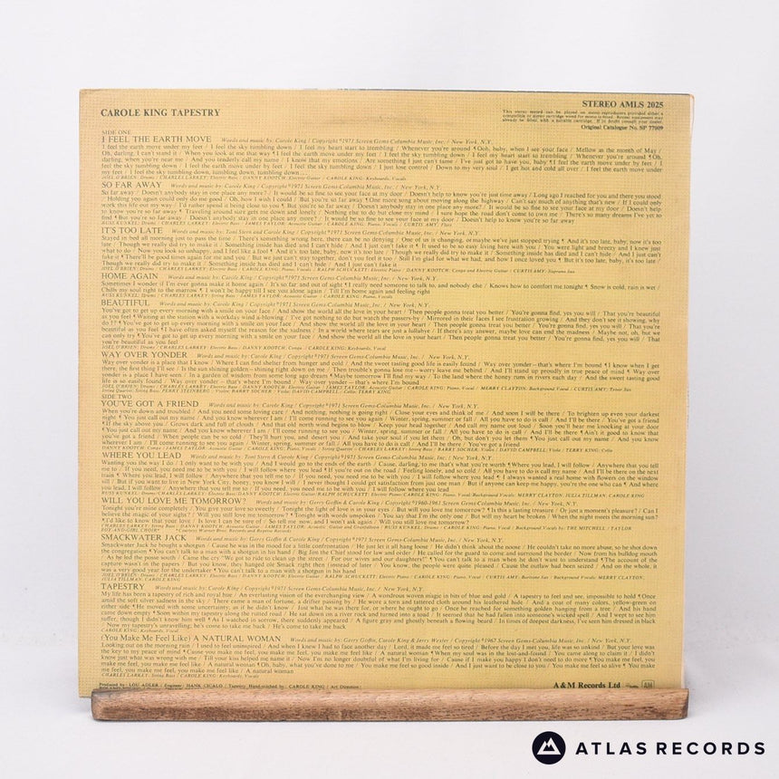 Carole King - Tapestry - A-1 B-1 LP Vinyl Record - EX/VG+