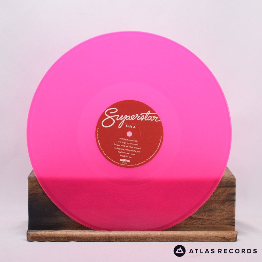 Caroline Rose - Superstar - Neon Pink Embossed Sleeve LP Vinyl Record - NM/NM
